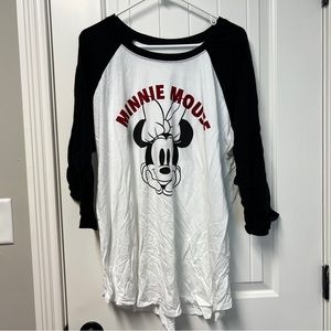 Minnie Mouse Baseball Shirt
